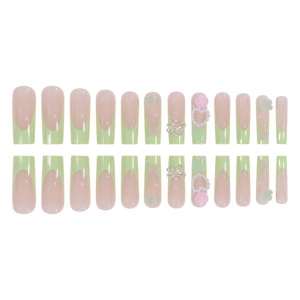 O7 Маникюрный ноготь, длинный, носимый, летний, усовершенствованный, носимый, накладной, ноготь