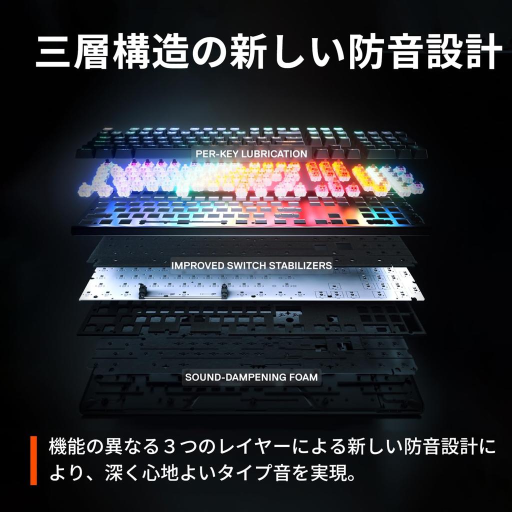 SteelSeries Rapid Tap Rapid Trigger Gaming Keyboard Tenkeyless Wireless English Layout Soundproof Design Magnetic Hall Effect Sensor OmniPoint Switch