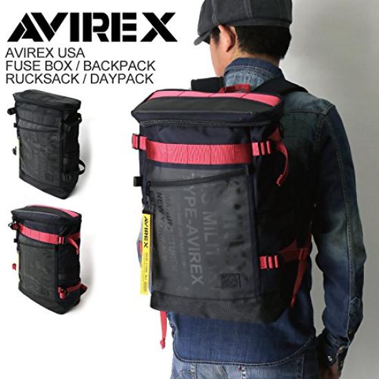 AVIREX Рюкзак с предохранителями Черный AVX593