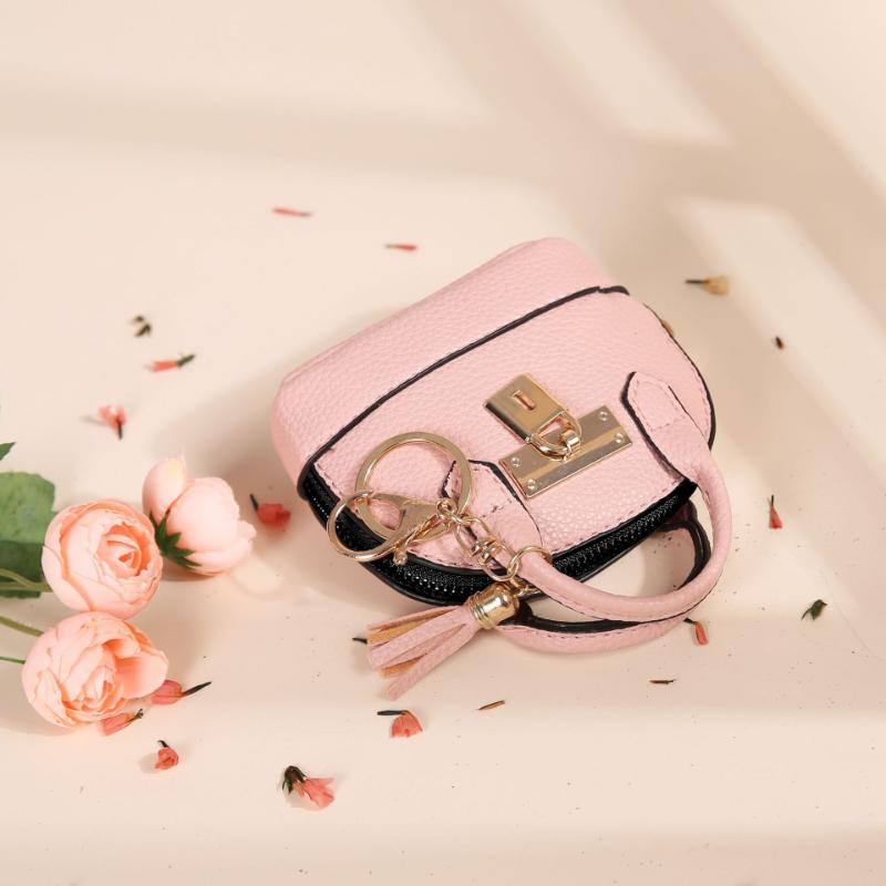 Новая мини-сумка для мелочи, женская креативная сумка для монет, брелок, мини-сумка, простой и милый маленький кошелек для монет