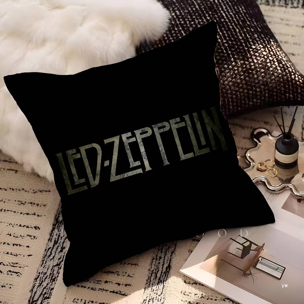 Vintage Band L-Led Z-Zeppelin Pillowcase Toon Gift Cushion Cover Bedroom Home Sofa Chair Seat Decor Pillow Case