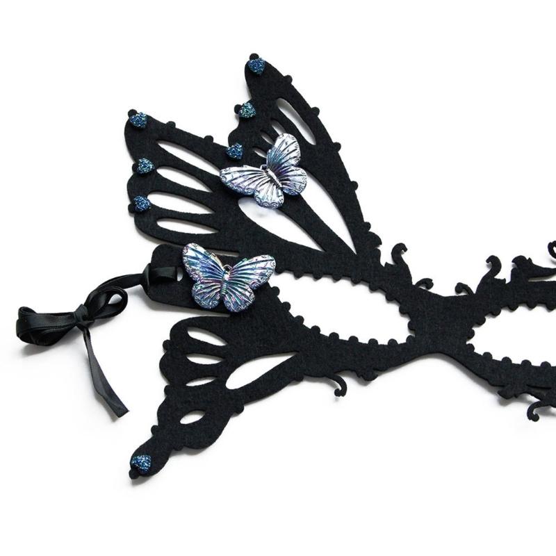 Masquerade Mask Butterfly Mask for Women Halloween Mask, Halloween Cosplay Eyemask Masquerade Half Mask Butterfly Mask