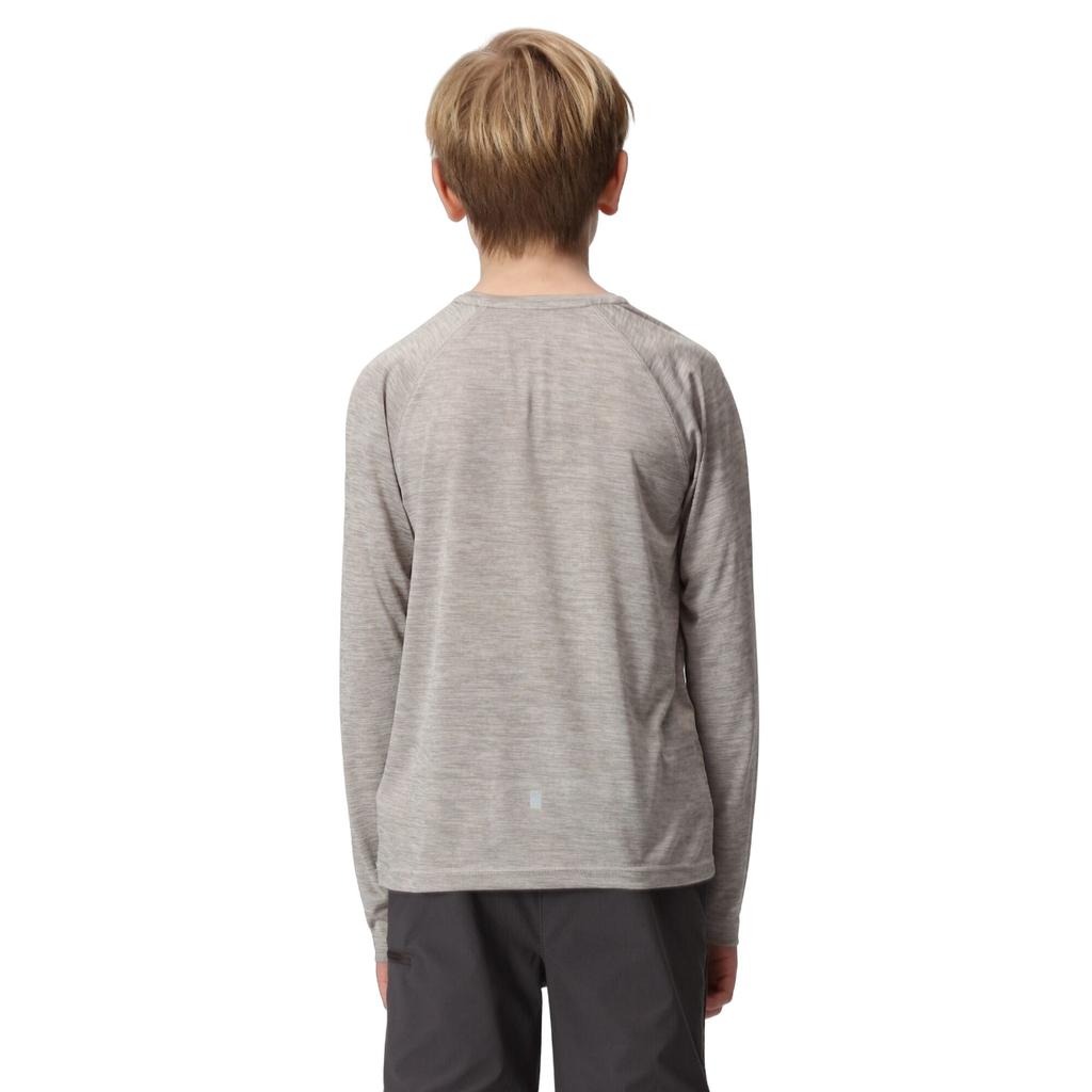 Regatta Childrens/Kids Burnlee Cycling Marl Long-Sleeved T-Shirt