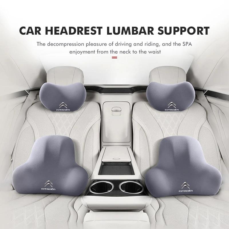 PYGO1 Car Seat Neck Pilow Protective Lumbar Support Headrest Cushion For Citroen Grand Berlingo Jumper Celysee Xsara Picasso Aircross