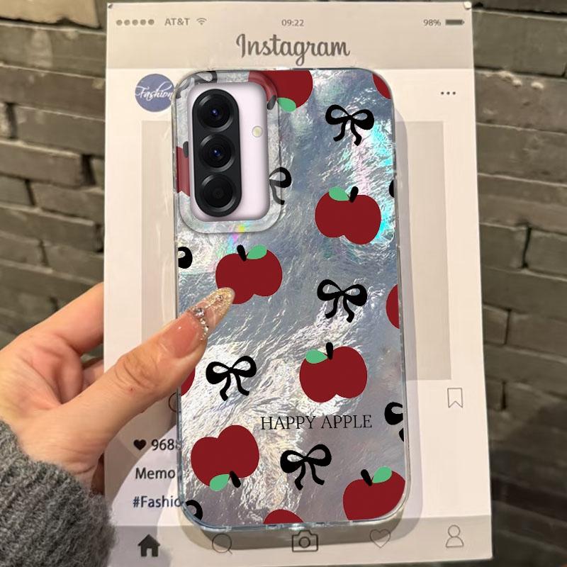 Чехол Cherry Butterfly Girls для Samsung Galaxy A56 A16 A26 A36 A06 A55 A35 A25 A15 A12 A32 A54 S24 S25 S22 S23 FE Fundas Cover