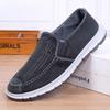 Old Beijing Cloth Shoes Men's Soft Soled Shoes Breathable Slip On Middle-aged and Elderly Non-slip Father Shoes