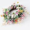 Цветы Весенний венок Гирлянда на входную дверь Искусственные цветы Дверной венок для дома Весенняя вечеринка Фермерский дом Свадебное украшение