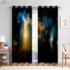 Мечтательная галактика звездное небо 3D печатные шторы затемняющие шторы подходят для спальни гостиной кабинета декоративные шторы