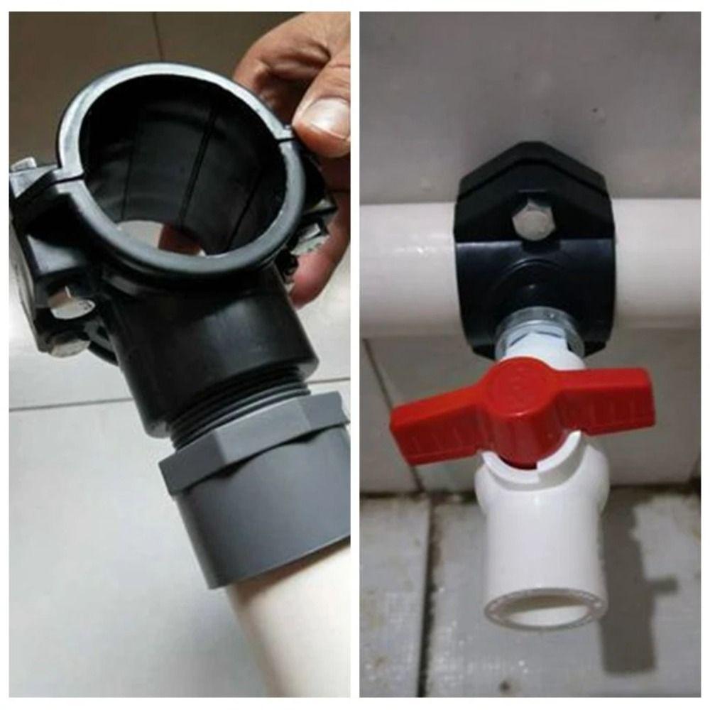 Professional Female Thread PE Water Pipe Connector Leak-Proof Durable Pipe Clamp Repairing Tee Connectors Garden
