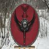 Medieval Larp Warrior Wood & Steel Viking Round Shield Armor Templar Shield