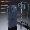 Чехол Apple iPhone 15 Pro Max с металлическим каркасом и крышкой для камеры