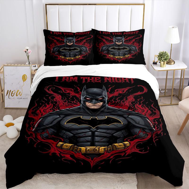 Nighttime Hero Costume Print 3Pcs Bedding Setduvet Cover With 2 Bedropillowcase Home Birthday Gift