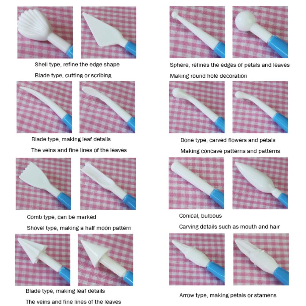 8 шт., набор для скульптуры из пластиковой глины, восковая резьба, керамические инструменты, формирователь скульптуры, полимерное моделирование, ремесленные глиняные инструменты