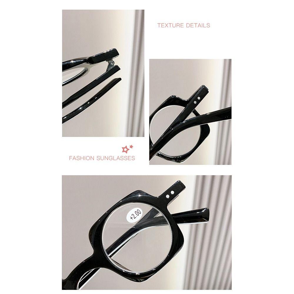 Round Square Frame Blue Light Blocking Reading Glasses Glasses for Seniors  for Women & Men