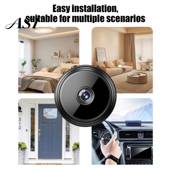 Камера ночного видения для домашней безопасности A9 Smart Camera, 1080P Беспроводная WiFi Внутренняя камера с ночным видением, Двустороннее аудио, Оповещения о движении, Удаленный доступ через приложение