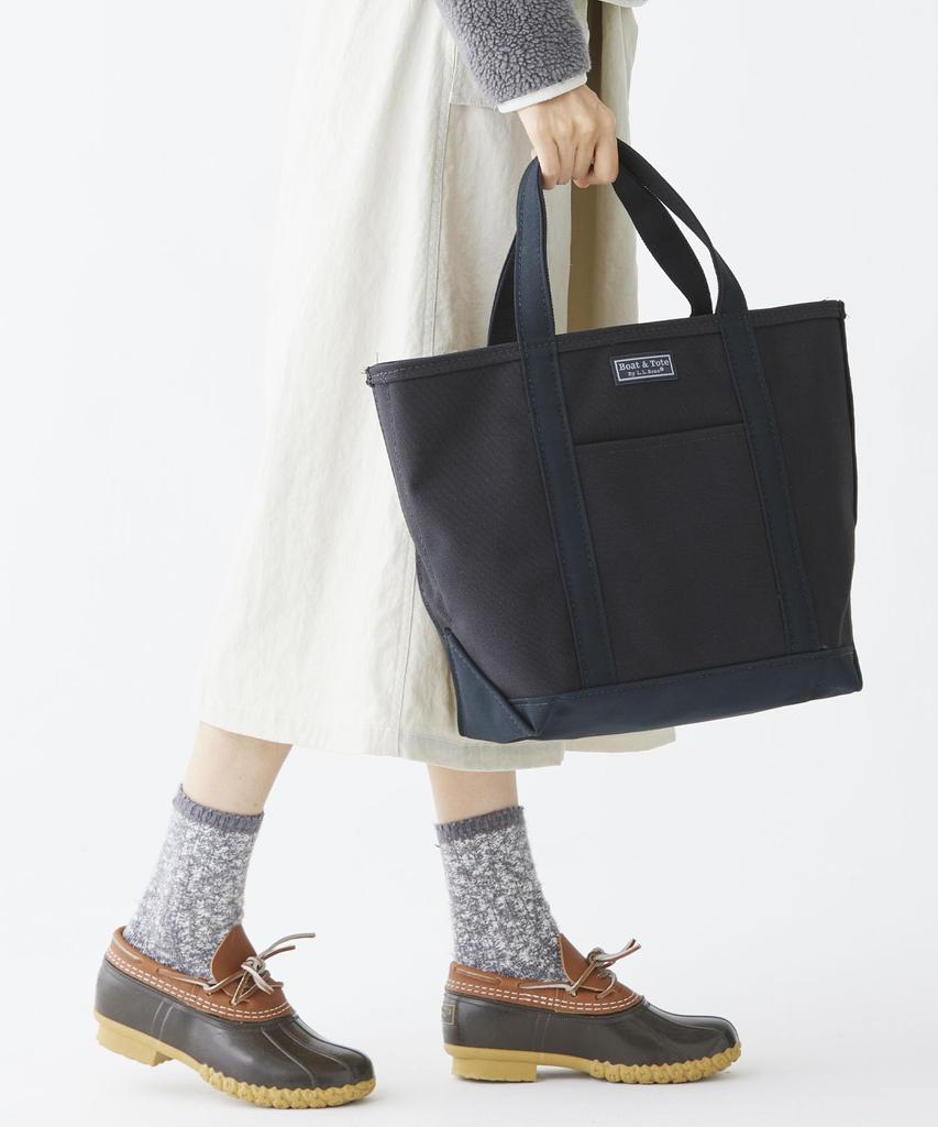 Zip Top Boat and Tote with Pocket Medium Canvas 1000036127 [LLB] Black/Black