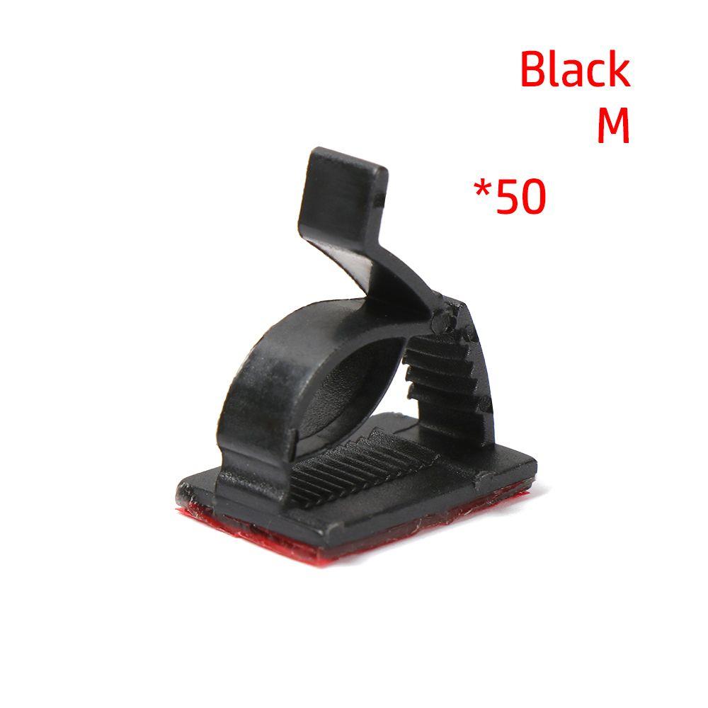 Organizer Clamp Fastener Self-adhesive Cable Clip Buckle Line Fixer Holder Wire Management