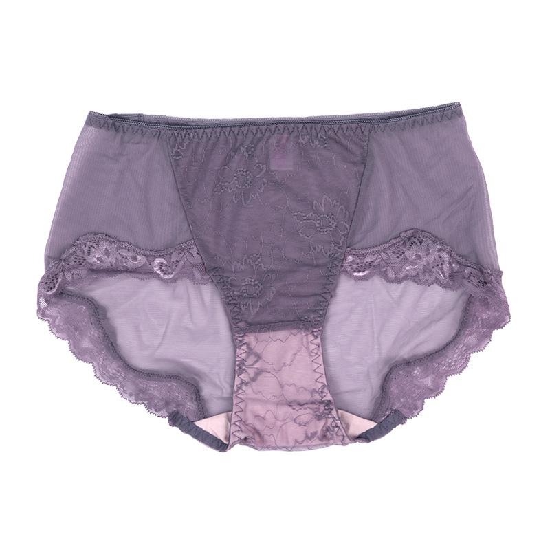Трусы женские, летние, эластичные, кружевные, бесшовные, трусики из модала, антибактериальное шелковое нижнее белье с промежностью, сексуальное нижнее белье