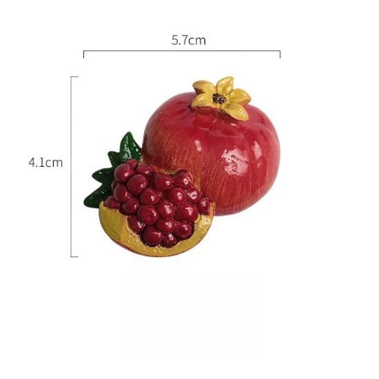 3D симуляция сельские овощи фрукты магнитные наклейки на холодильник магниты на холодильник арбуз лук баклажан перец Милая модель