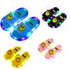 Kids Led Summer Slippers Quick-drying And Breathable With Smiley Design