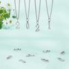 100pcs Sliver Number 0~9 Charms Alloy Number Pendants Brooch   Women