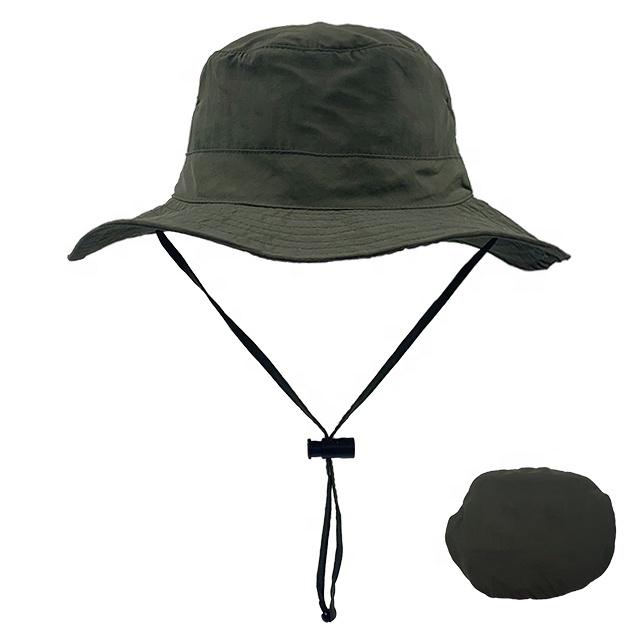 High Quality Outdoor Sun Protection Breathable Plain Hiking Hats Hunting Travel Cap Fishing Cap With String