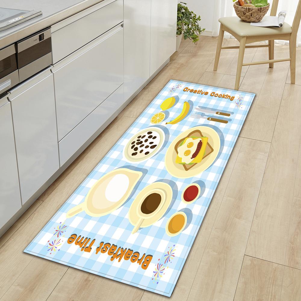 Кухонный ковер, коридор, крыльцо, дверной коврик для гостиной, детский коврик, нескользящий напольный коврик для двери ванной комнаты
