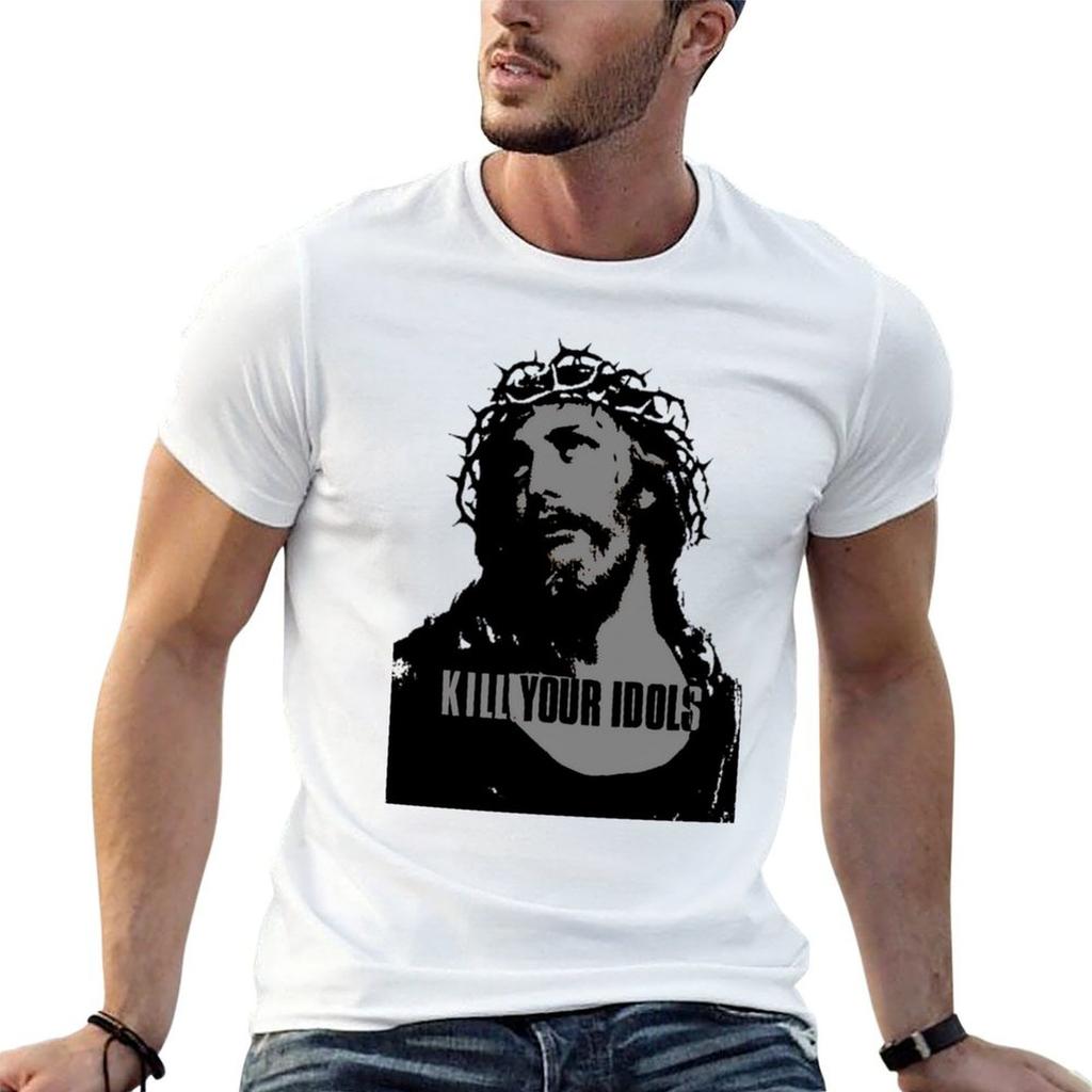 alx rose kill your idols T-Shirt funny t shirts dark humor t shirts for man cotton t shirt man