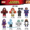 Мини-фигурка Людей Икс Феникс Белая Королева Mystique Минифигурки Lego Игрушки X0277