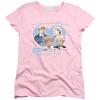 I Love Lucy Always Best Friends Womens T Shirt Pink Officially Licensed