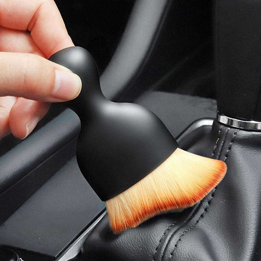 Car Interior Cleaning Tool Air Conditioner Air Outlet Cleaning Brush Nanofiber Soft Brush Car Crevice Dust Removal Car Detailing