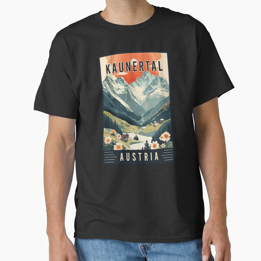 Experience Glacial Valley of Kaunertal in Austria - Travel Art Classic T-Shirt