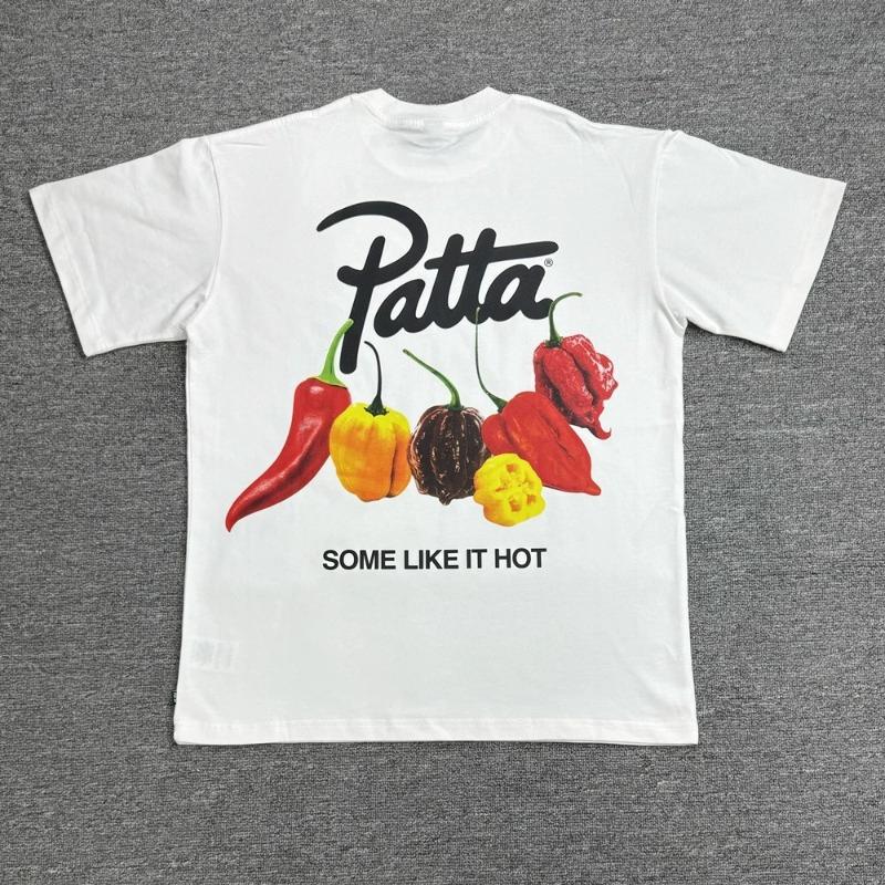 2026 Summer Fashion Unisex Unisex Oversized Chili Print Tshirt Black White Tops Tee T Shirt Comfortable