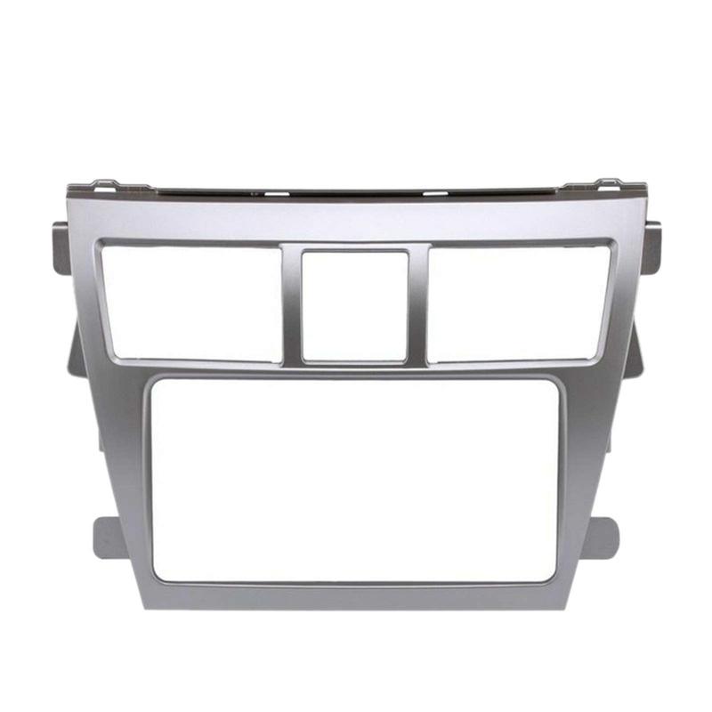 Car Radio Fascia Panel for Toyota Vios Yaris Sedan Belta Frame Stereo Mount Trim Kit Face Plate Audio DVD Navigation 2 Din