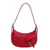 IELGY Ladies Underarm Bag Motorcycle Style Summer One-Shoulder Dumpling Bag