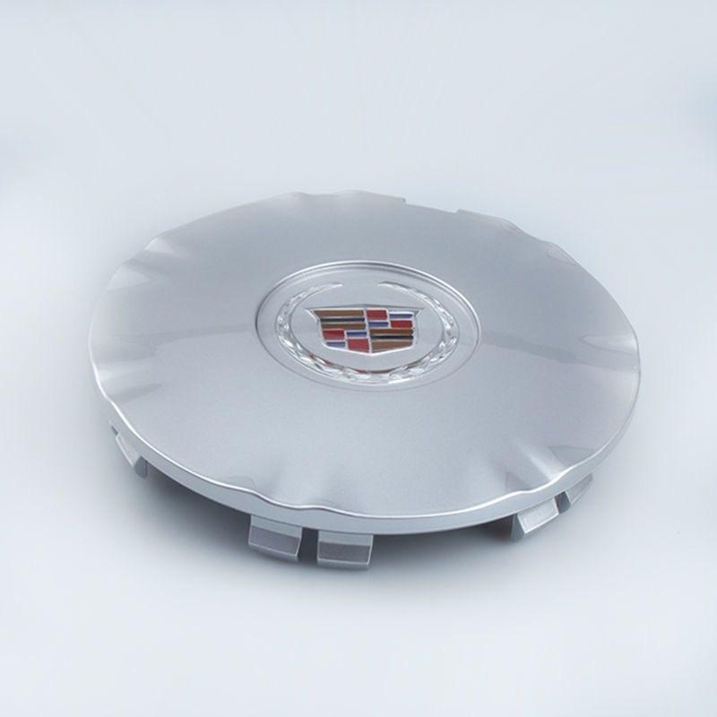 4pcs Sliver Car Wheel Center Hub Cap For 2010-2015 CADILLAC SRX 18" for 2010-2015 CADILLAC SRX OEM 9599024 AIU1