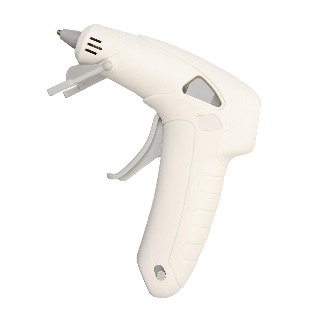 10 Вт Машина для горячего клея с 30 клеевыми стержнями Складная подставка Быстрый предварительный нагрев Инструмент для горячего клея для ремесленных проектов Белый