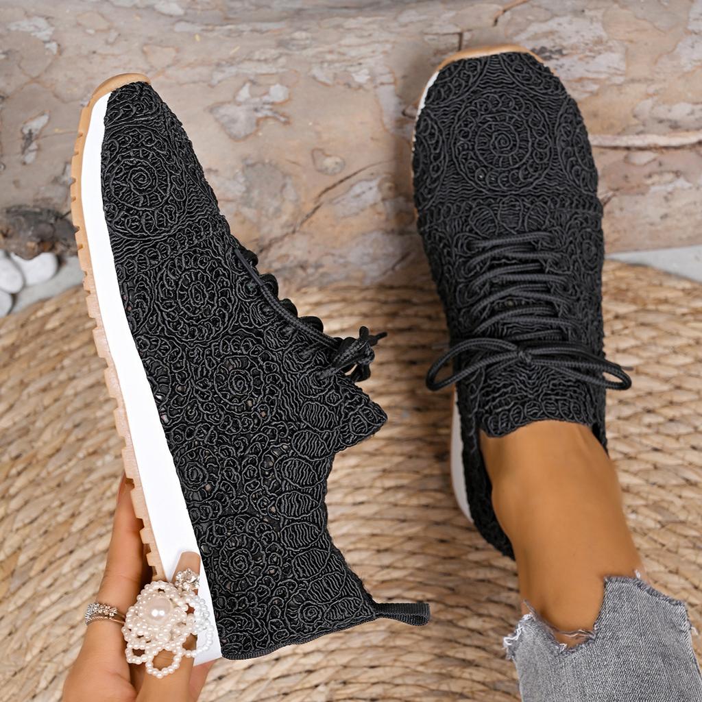 Европейская и американская внешняя торговля большой размер 2025 весна новые туфли из ткани с пайетками спортивные и повседневные женские туфли с мелким вырезом на плоской подошве rou