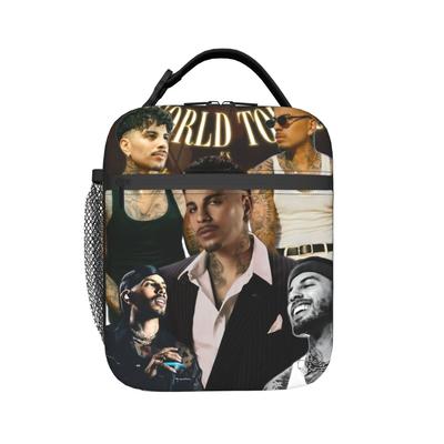 Rauw Alejandro Singer Rapper Accessories Insulated Lunch Bags For School Food Storage Bag Portable Thermal Cooler Lunch Boxes
