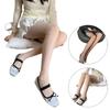 Vintage Patterned Translucent Pantyhose Stockings for Women Colorful Dot Sequins Print Ultrathin Silk Tights Leggings
