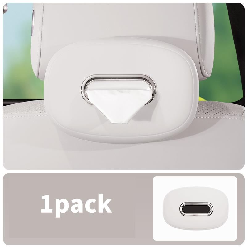 Car mounted silicone tissue box hanging drawer box, car interior nter console mirror armrest box, seat tissue storage box