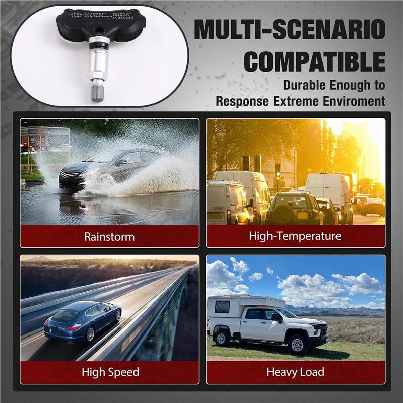 A28G-4шт Датчики давления в шинах автомобиля для Toyota Sequoia Sienna 2007-2018 42607-0C040 42607-0C060