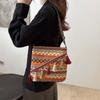 Woven Fringe Shoulder Bag Large Capacity Bohemian Phone Bag Ethnic Style Crossbody Bags  Women