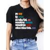 Women's Casual Spanish Letter Print Round-Neck Short-Sleeve Sports T-Shirt for Spring And Summer