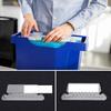 120Pcs Hanging File Folder 200 Inserts Clear Plastic Tabs Adjustable Labels Easy-to-Read Design Hanging