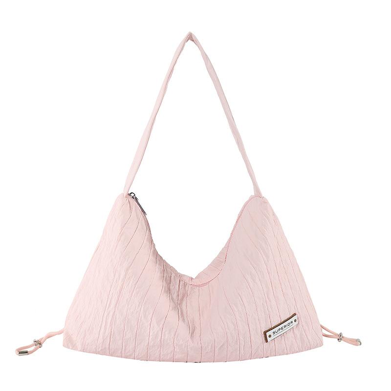 Bag Korean Lazy Wind Underarm Bag 2025 New Fashion Canvas Bag Large Capacity Shoulder Leisure Travel Backpack