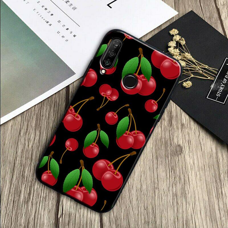 Чехол Food Fruit Red Cherry для Huawei Nova 7i 3i 8i 11 12i 10 9 SE Y60 Y61 Y70 Y72 Y73 Y90 Y91 P20 P30 Pro P40 Lite