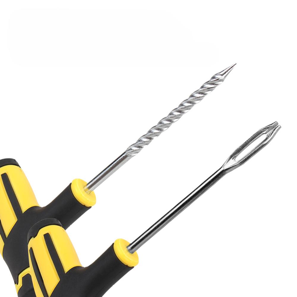 Комплект для ремонта автомобильных шин, набор инструментов для шипования, автомобильные аксессуары, колеса для авто велосипеда, бескамерные вакуумные шины, цементный инструмент, пробка для прокола