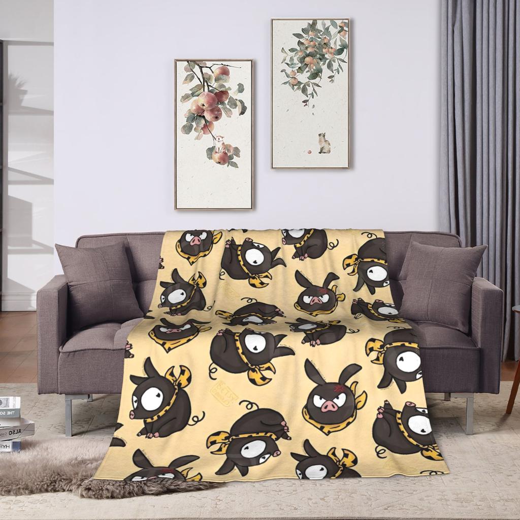 P Chan  Ranma Plush Blanket Boy Girl  Flannel Throw Blanket For Home Decor Super Soft Custom Quality Bedspread Gift