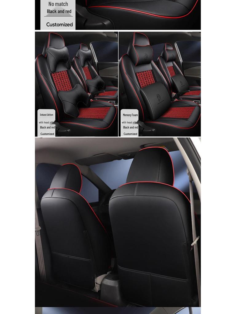 Chevrolet Sail 3 Подушка на сиденье с полным охватом из ледяного шелка на 5 мест - Для использования в любое время года